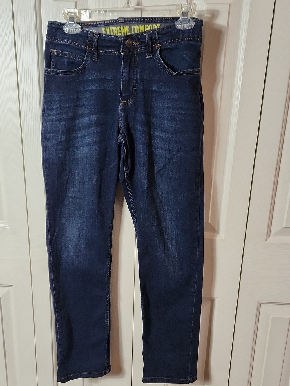 Boy's, Lee 14 R,  Straight Jeans in Dark Blue